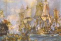 Der Sieg in der Schlacht von Trafalgar Nach Durchbrechen der Enemys Linie